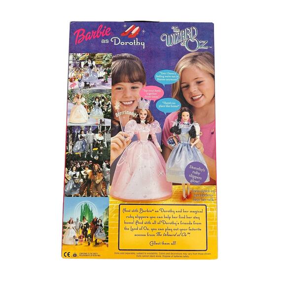 Vintage 1999 Barbie as Dorothy The Wizard of Oz Doll New In Box - Picture 3 of 5
